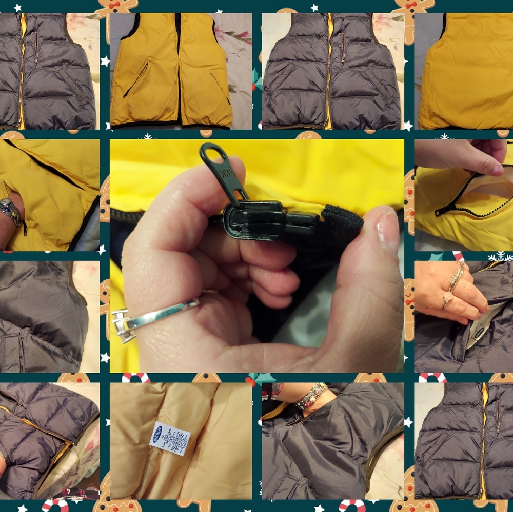 Old Navy 💛Vest🖤 Reversible